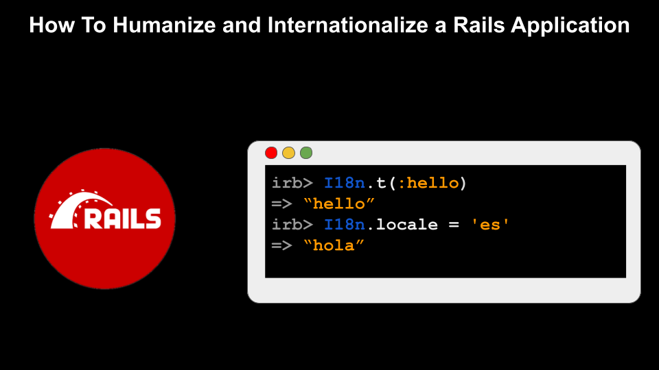 Internationalization with Ruby on Rails with I18n